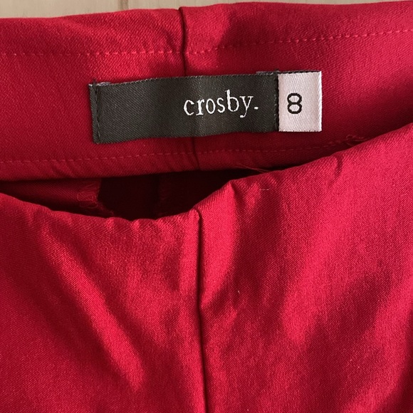 crosby. red dress pants (8) WORN ONCE, like new! - Picture 3 of 9